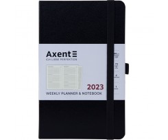 Щотижневик Axent Partner Strong 125x195 мм 96 аркушів чорний (8505-23-01-A)