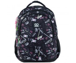 Рюкзак GoPack Teens 40.5x28.5x17.5 см 20 л чорний (GO24-162M-5)