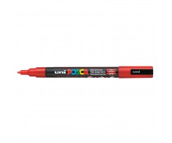 Маркер Uni Posca червоний 1 шт 0.9-1.3 мм (PC-3M.Red)