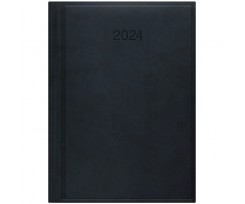 Дневник 2024 Brunnen Стандарт Torino A5 168 листов темно-синий (73-795 38 384)