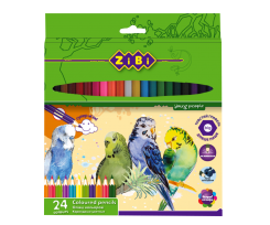 Карандаши цветные Zibi, SOFT 24 цвета, 3мм(ZB.2412)