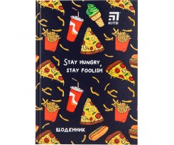 Щоденник шкільний Kite Pizza, тверда обкладинка, А5 (K20-262-9)