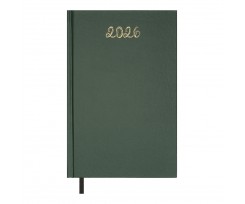 Щоденник датований 2026 Buromax OPTIMAL A5 320 сторінок зелений (BM.2121-04)