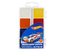 Фарби акварельні Kite Hot Wheels 8 кольорів (HW19-065)