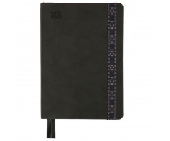 Дневник датированный 2026 Leo Planner Voyage A5 368 страниц графитовый (252695)