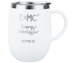 Термокружка Kite Energy Milk Coffee 360 мл біла (K22-378-03-2)