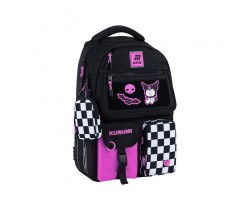 Рюкзак Kite Hello Kitty 42x29x17 см 17 л черный (HK25-2587M-2)