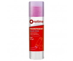 Клей-олівець PVP Optima Transparent 10 г прозорий (O45229)