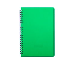 Книга записна Buromax Rain А5 80 аркушів клітинка зелена (BM.24552152-04)