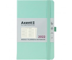 Щотижневик датований Axent Partner Strong 2022 А5- 96 аркушів м'ятний (8505-22-44-A)
