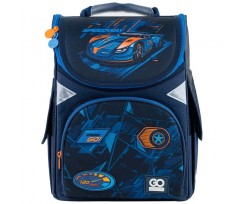 Каркасный рюкзак GoPack Education Speedway 34x26x13 см 11 л синий (GO24-5001S-7)