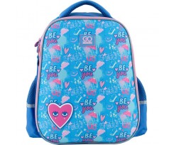 Рюкзак полукаркасный GoPack Education Be You 38x28x13 см 15 л голубой (GO24-165M-4)