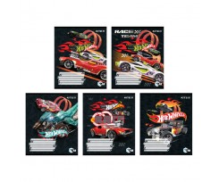Зошит шкільний Kite Hot Wheels 18 аркушів клітинка (HW22-236)