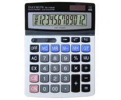 Калькулятор бухгалтерський Daymon 155x153x29 мм 12 розрядний (DC-2385N)