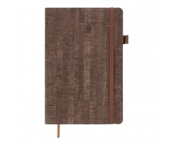 Блокнот деловой Buromax Wood А5 96 листов бежевый клетка (BM.295114-28)