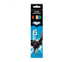 Олівці кольорові Cool For School Batman 2.7мм 6 кольорів асорті (BN07100)