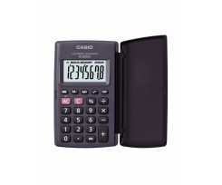 Калькулятор карманный Casio 8 разрядный 6.9х57х102 мм пластик (HL-820LV-BK-S-GP)