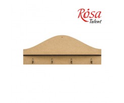 Полиця з вішаками ROSA TALENT МДФ 400х150х60 мм (2862401)