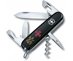 Складаний ніж Victorinox Spartan Army 12 функцій чорний (Vx13603.3_W1015u)