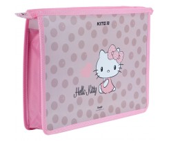 Папка на блискавці Kite Hello Kitty A4 рожева (HK24-428)