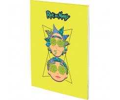 Блокнот-планшет Kite Rick and Morty A5 50 листов ячейка (RM22-194-2)