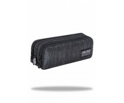 Пенал COOLPACK CLIO TWO ZIP PENCIL POUCH SNOW BLACK 9х23х5см (C69164)