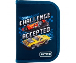 Пенал з наповненням Kite Hot Wheels, 1 відділення, 19.5x13x3.7 см, поліестер (HW20-622H-2)