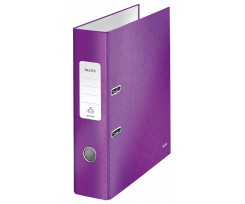 Папка-регистратор Leitz Wow А4 80 мм фиолетовый металлик (1005-00-62)
