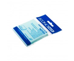 Блок для нотаток Economix з клейким шаром 75х75 мм 100 аркушів блакитний (E20932-11)