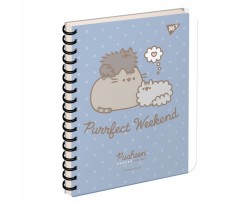 Зошит для записів Yes Pusheen А5 144 аркуші клітинка (681873)
