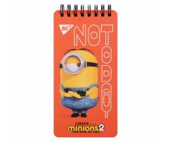 Блокнот Yes Minions 80х160 мм 60 листов линия спираль (151769)