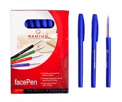 Ручка шариковая Radius Face Pen 0.7 мм синяя (2181)