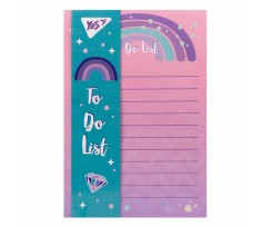 Папір для нотаток Yes To Do Glamour на магніті 13.7 х 20 см рожевий (170384)