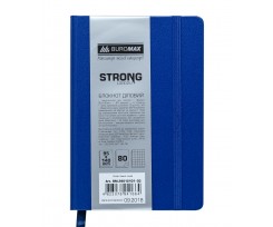 Блокнот деловой Buromax Strong 95x140 мм 80 листов клетка темно-синий (BM.29012101-03)
