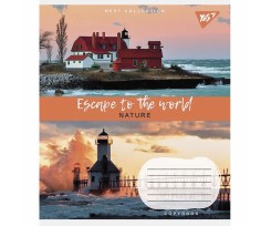 Зошит для записів Yes Escape to the world А5 96 аркушів лінія (766770)