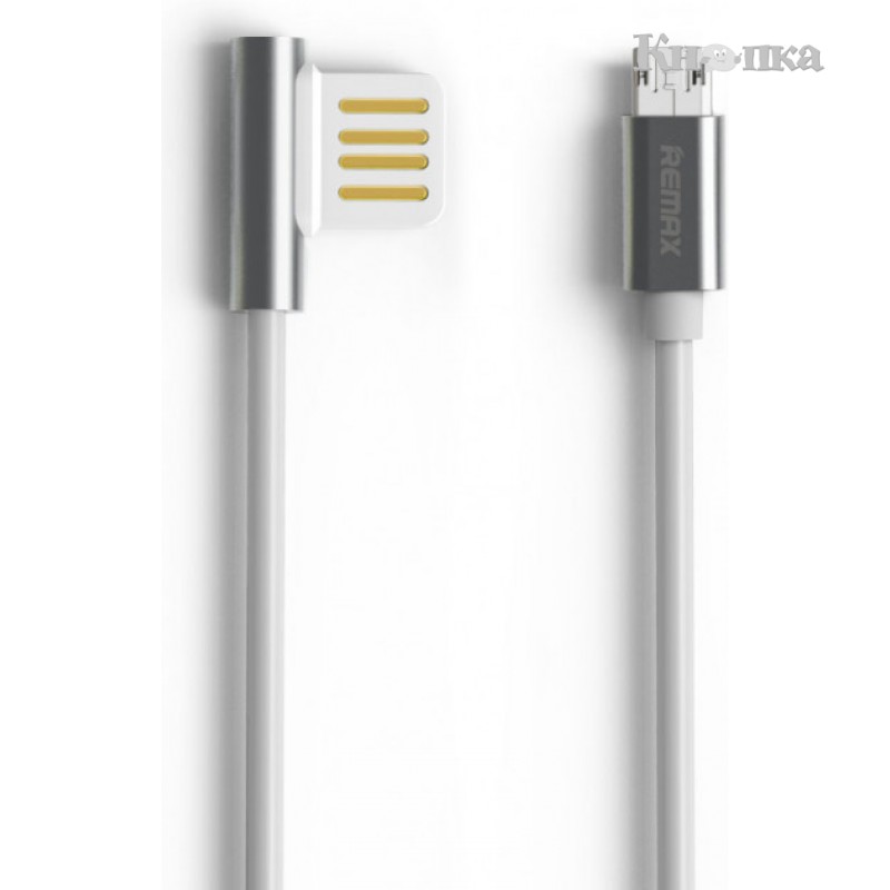 USB кабель Remax Emperor Series Micro-USB RC-054m, серебряный (*64818)