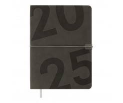Дневник датированный 2025 Buromax BEST A5 336 страниц серый (BM.2126-09)