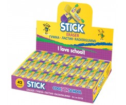 Гумка для олівця Cool For Schoolі Stick 40х15х11 мм асорті (CF81732)
