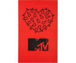 Книга записна Kite MTV В6 80 аркушів клітинка червона (MTV20-260-2)