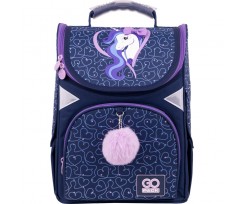 Рюкзак шкільний GoPack Education Amazing Unicorn 34x26x13 см синій (GO22-5001S-1)