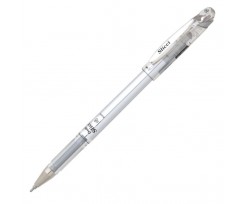 Ручка гелева Pentel "Slicci", 0.4 мм, cрібло (BG 208Z-Х)
