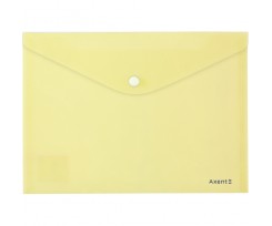 Папка Axent Pastelini на кнопці А5 поліпропілен жовта (1522-08-A)
