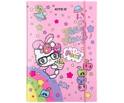 Папка для зошитів Kite Hello Kitty В5 на гумці рожева (HK23-210)