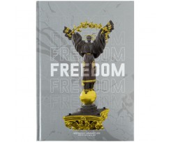 Книга записна Axent А4 Freedom 96 аркушів клітинка cіра (8422-550-A)