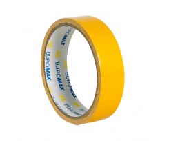 Клейка стрічка Buromax двостороння на тканинній основі 24 мм х 5 м (BM.7554)