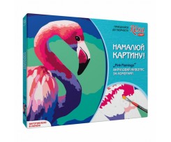 Набір акриловий живопис за номерами ROSA START Pink flamingo (N0001359)