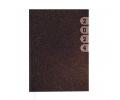Дневник датированный Buromax Index 2024 A5 336 страниц коричневый (BM.2103-25)