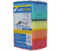 Губки кухонные BuroClean EuroStandart 100х70 мм 5 штук ассорти (10200211)