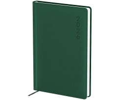 Дневник датированный 2026 Axent Classic Palermo 145*210 мм 336 страниц зеленый (8843-26-5-A)