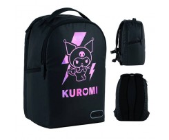 Рюкзак Kite Education teens Kuromi 40х26.5х14 см 14 л черный (HK24-2595M)